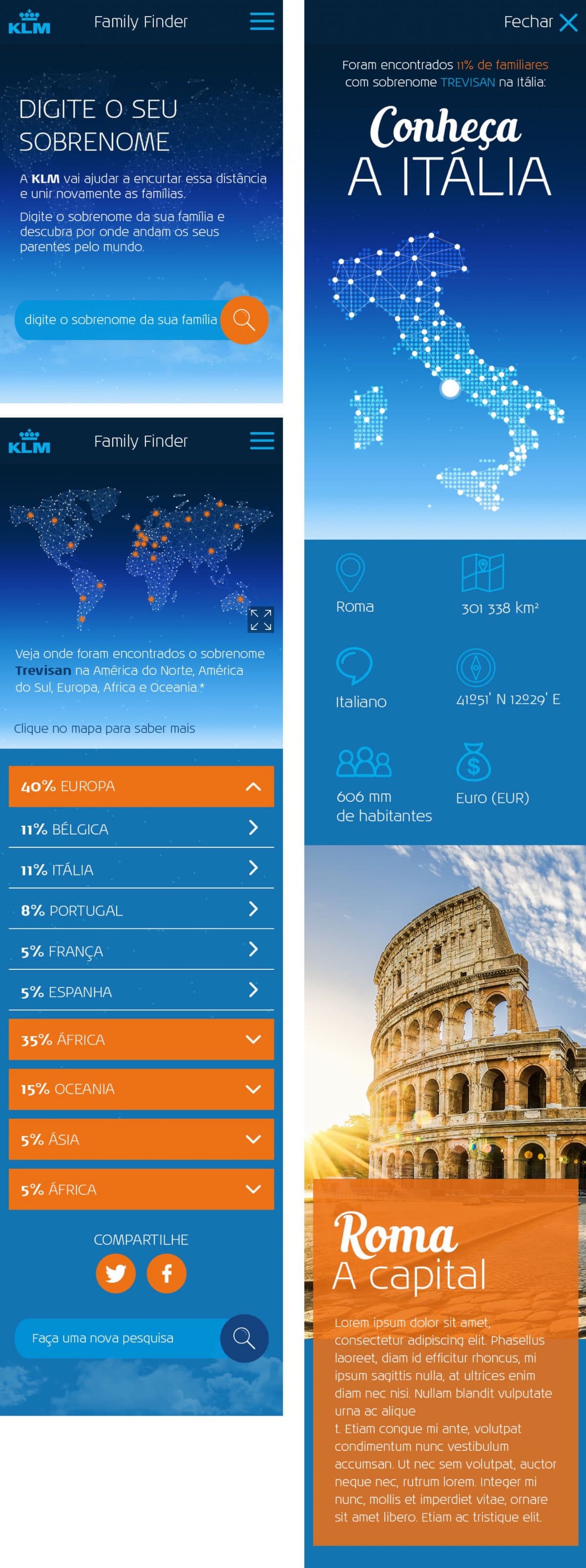KLM Family Finder Screen 7